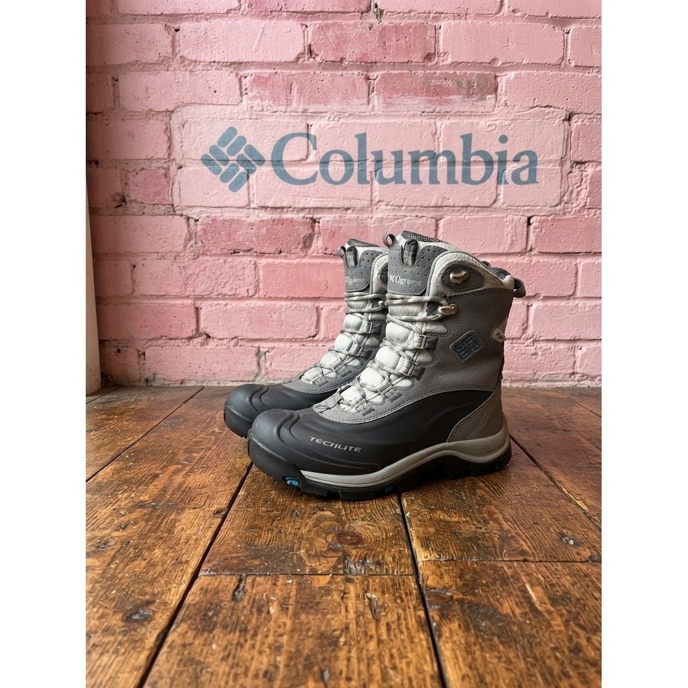 Columbia Bugaboot Plus III Omni-Heat Grey Waterproof Winter Boots BL3876-051
